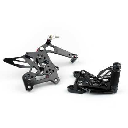 Pedane poggiapiedi posteriori regolabili CNC per MV Agusta F3 2012-2016 Generico