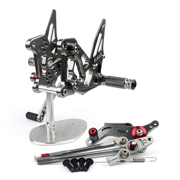 Pedane poggiapiedi posteriori regolabili CNC per MV Agusta F3 2012-2016 Generico