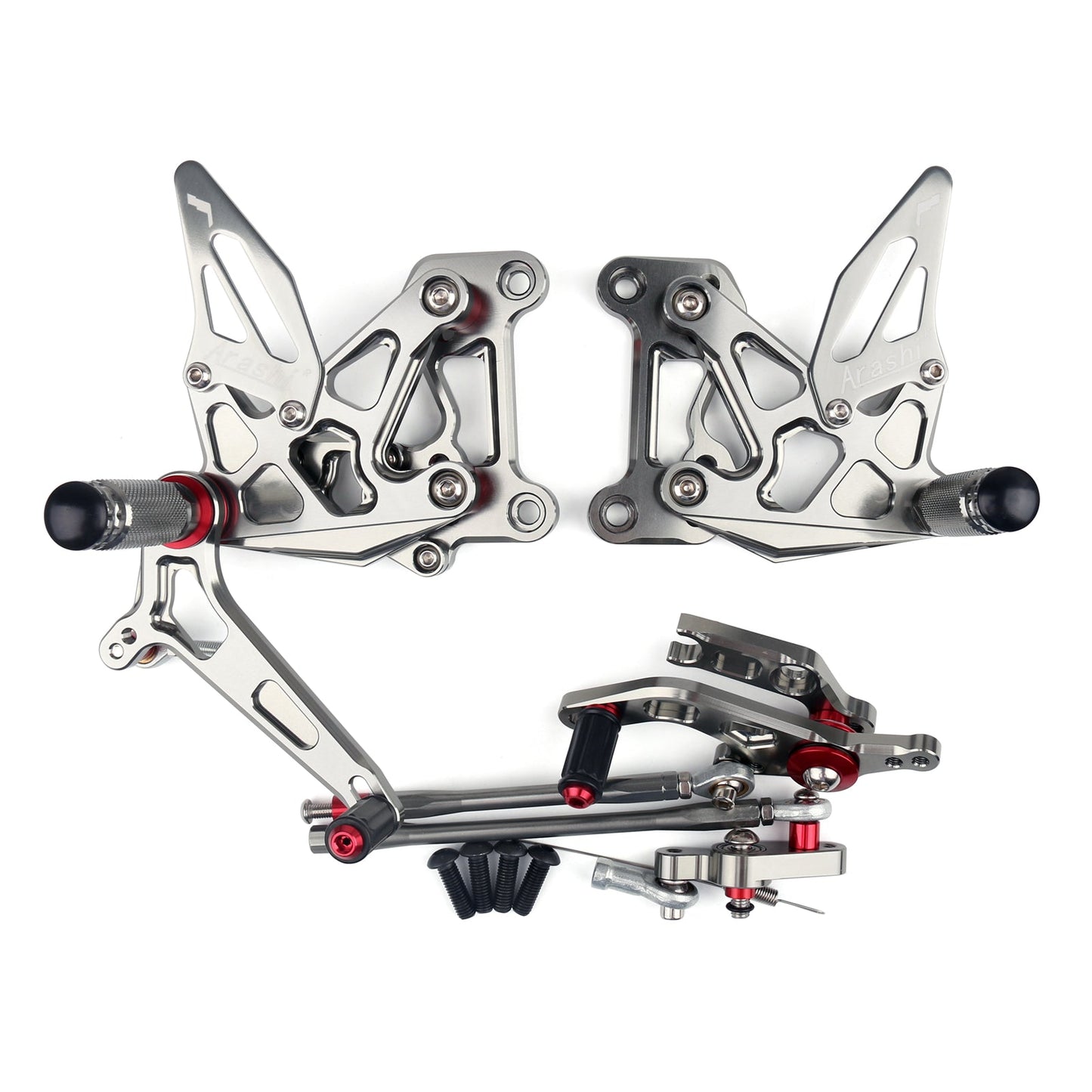 Pedane poggiapiedi posteriori regolabili CNC per MV Agusta F3 2012-2016 Generico