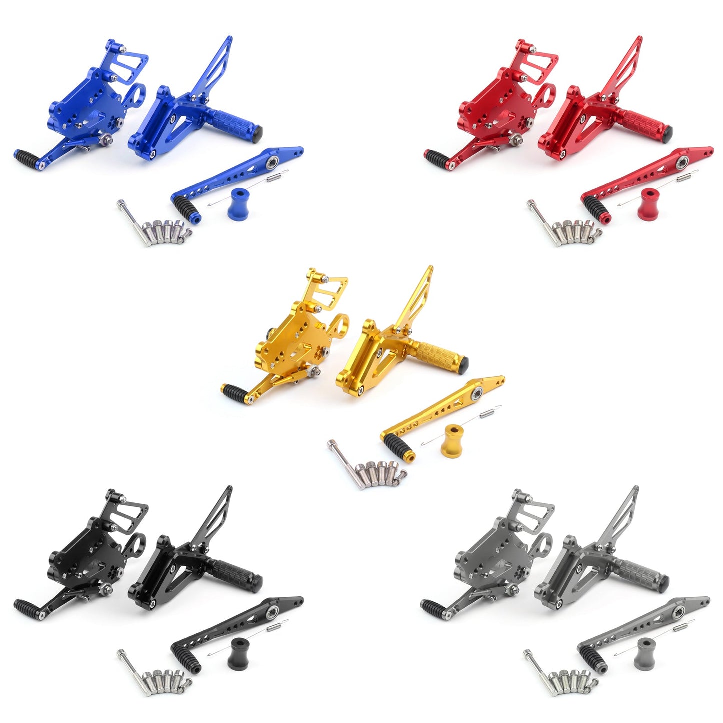 Motorcycle CNC Footrests Rear Sets Foot Pegs For BMW S1000RR 2015-2017 