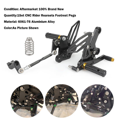 Pedane Pedane Regolabili Pedane Rest Fit per Kawasaki Ninja 250/400 2018-2022 Generico