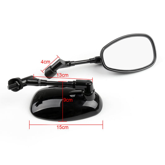 Specchi retrovisori moto da 10 mm per Suzuki GSF250 Bandit 250/400/600 SV1000 Generico
