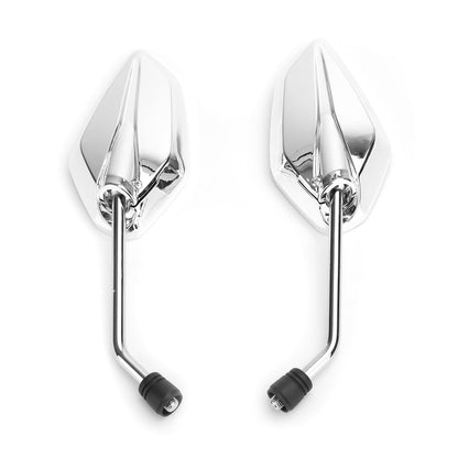 COPPIA SPECCHIETTI MOTO M10 / 10MM FILETTO UNIVERSALE MOTO/BICI/SCOOTER - CW Generic