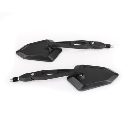 Coppia di specchietti retrovisori M8/M10 per Yamaha Honda Suzuki Kawasaki BMW Aprilia Generico
