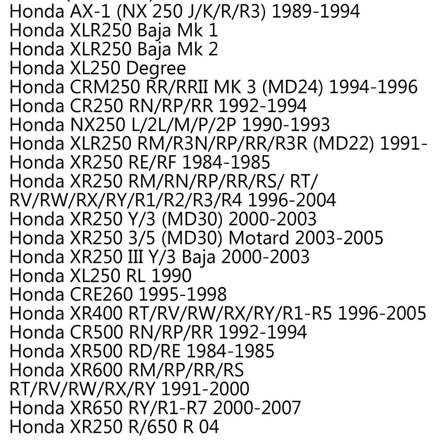 Disco Freno anteriore Rotore e Pastiglie Freno Anteriore Per Honda CR125 CR250 CRF250R CRF250X Generico