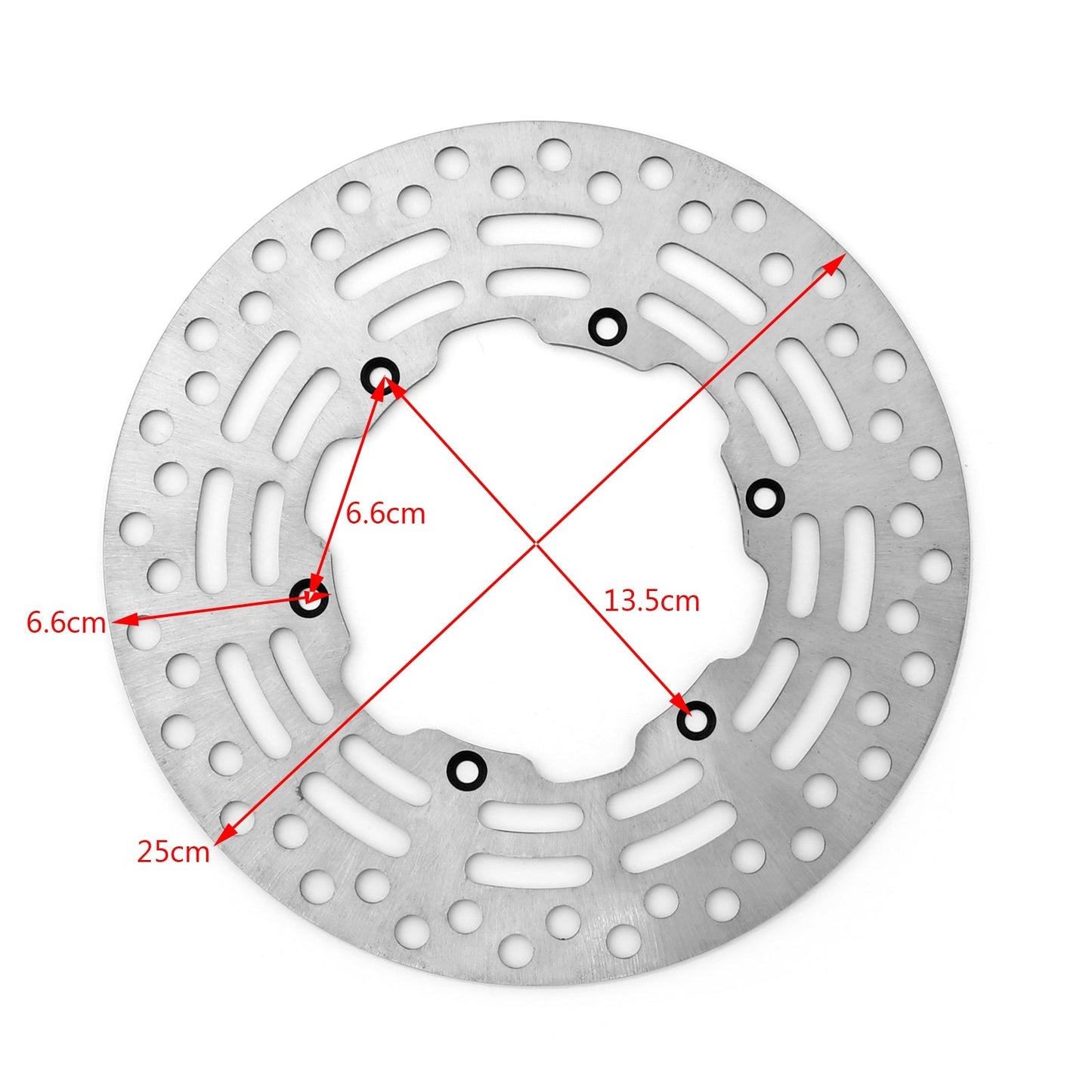 Rotore disco freno anteriore per Suzuki RM125 K/L XCK8 TS 125/200 DR250 RS GPS SJ45A Generico