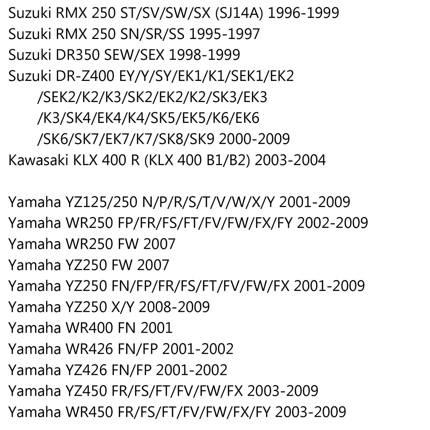 Rotore disco freno anteriore per Suzuki RM125 K/L XCK8 TS 125/200 DR250 RS GPS SJ45A Generico