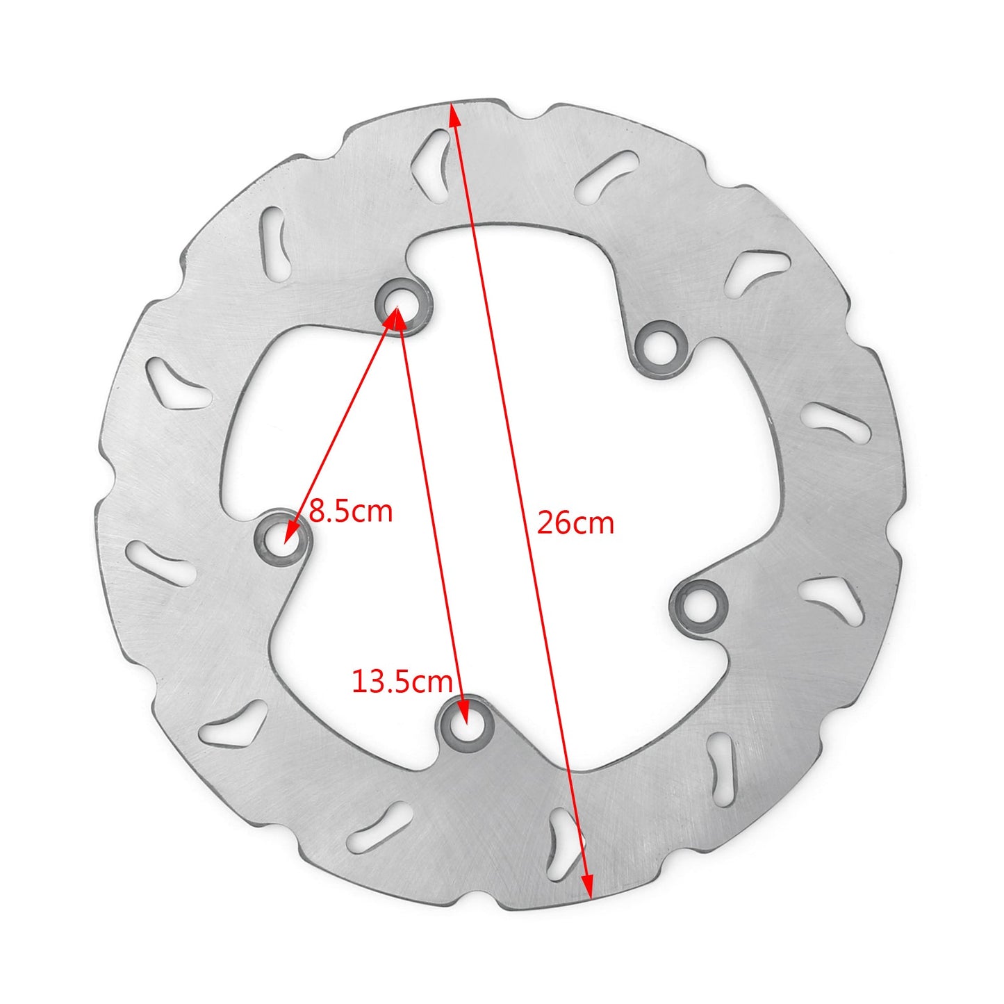 Rotore disco freno anteriore per Suzuki AN250 AN400 Burgman Skywave 2003-2006 2004 generico