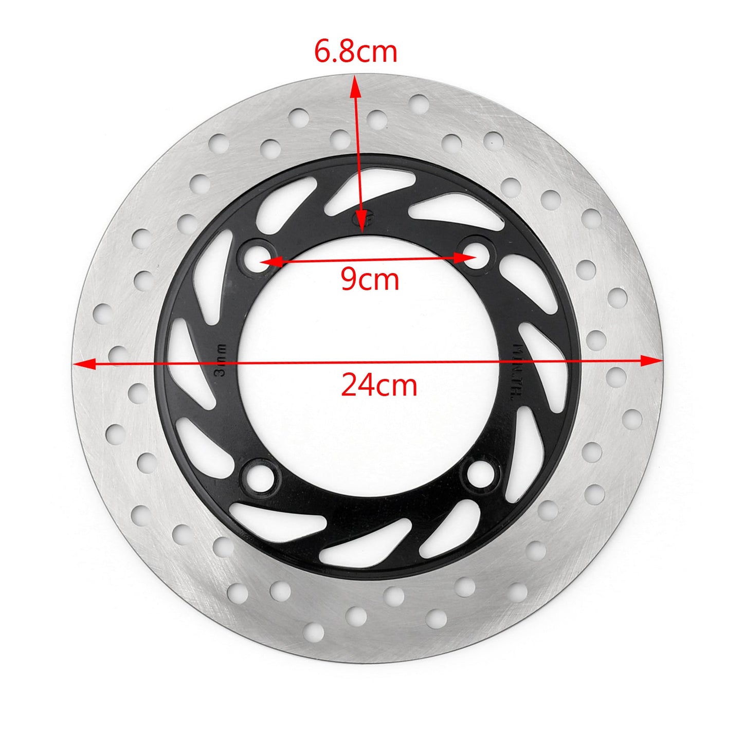 Rotore disco freno anteriore per Honda CB250 N/T/W/X/Y/1/4 (CB Two Fifty) 1992-2005 Generico