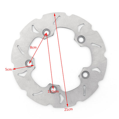 Rotore disco freno posteriore per Suzuki AN 250 K1/K2 AN400 X/Y/K1/K2 Kawasaki SC250 generico