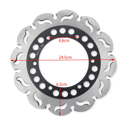 Rotore disco freno posteriore per Yamaha SRX/XJR400 FZ/FZS/FZR/YZF 600 TRX850 DUCATI 696 Generico