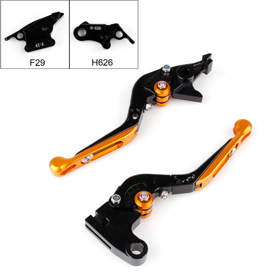 Leve freno frizione estendibili pieghevoli regolabili per Honda CBR929RR 2000-2001 generiche