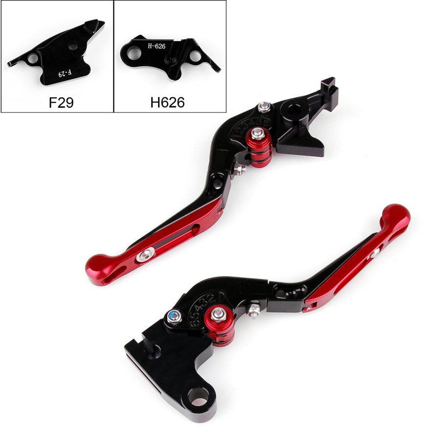 Leve freno frizione estendibili pieghevoli regolabili per Honda CBR929RR 2000-2001 generiche