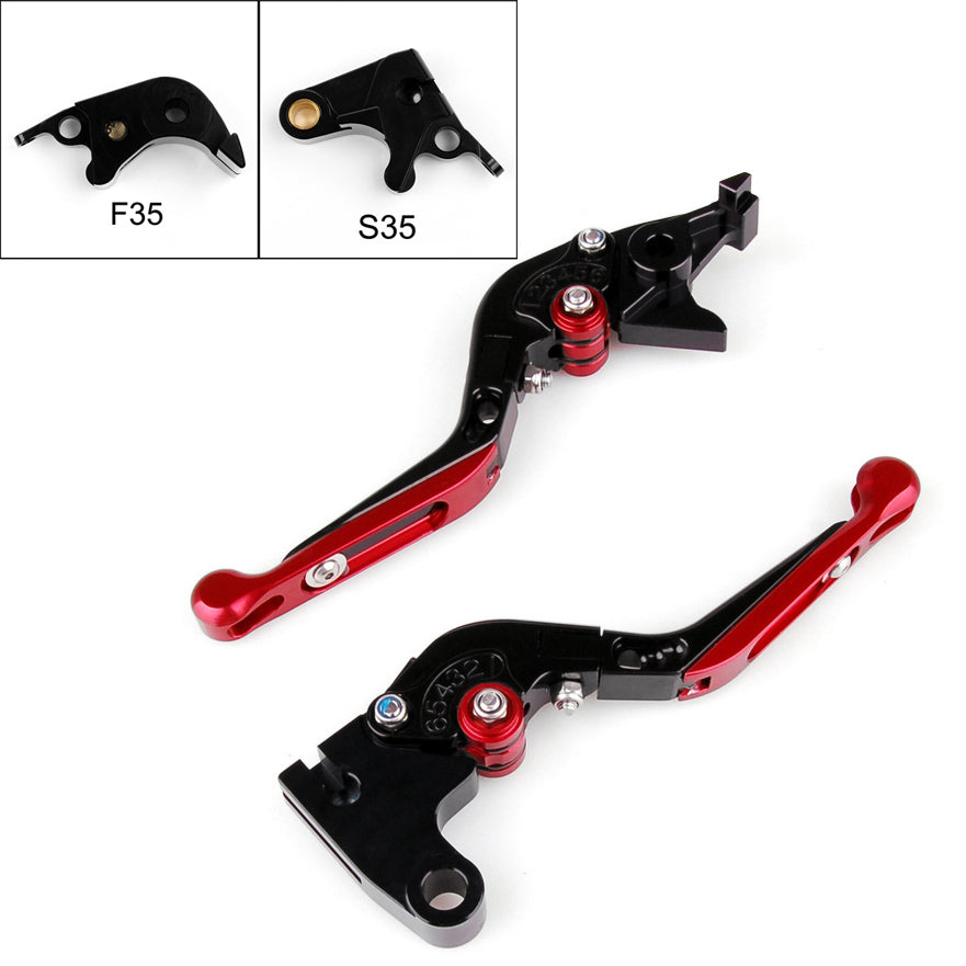 Leve freno frizione allungabili pieghevoli regolabili per Suzuki GSXR600 750 1000 generiche