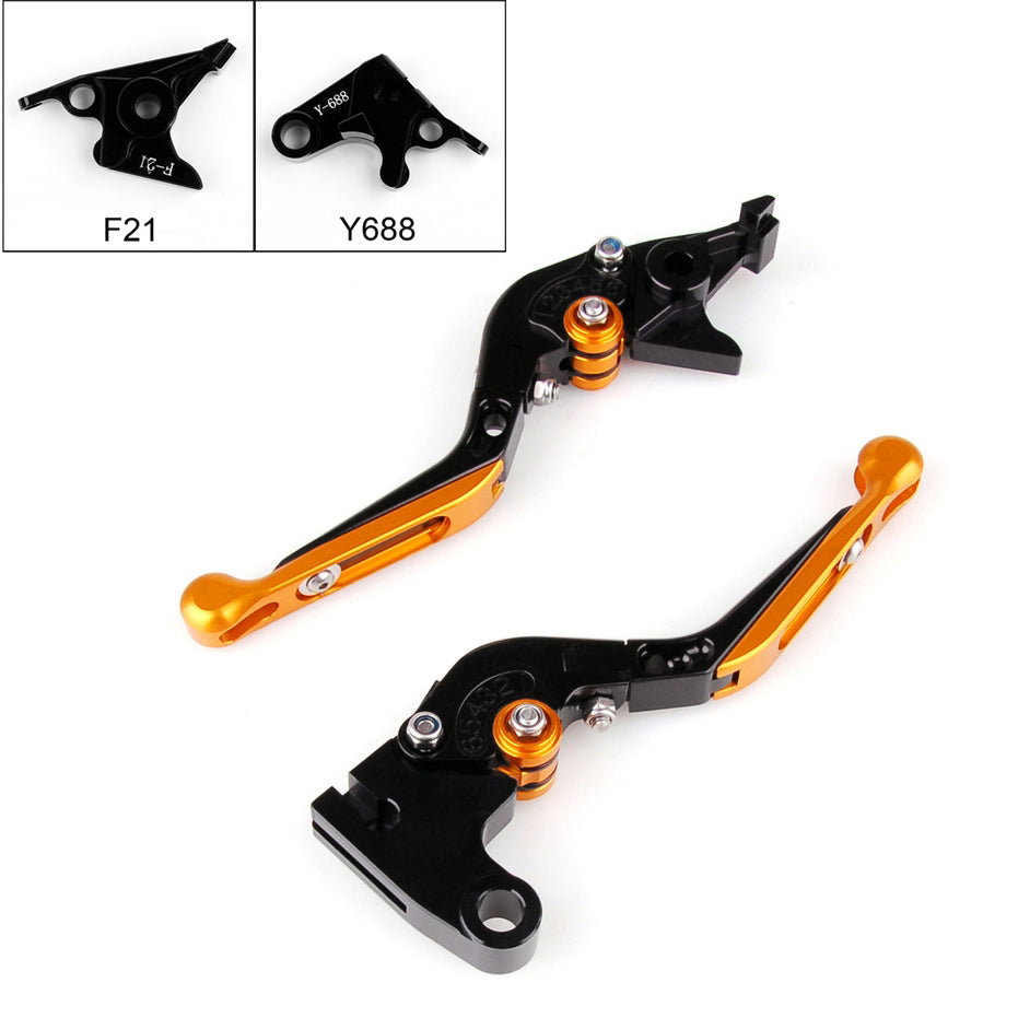 Leve freno frizione estendibili pieghevoli regolabili per Yamaha YZF R1 1999-2001 Generico