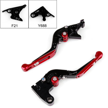 Leve freno frizione estendibili pieghevoli regolabili per Yamaha YZF R1 1999-2001 Generico