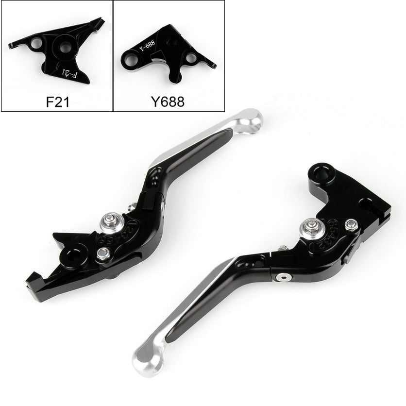Leve freno frizione estendibili pieghevoli regolabili per Yamaha YZF R1 1999-2001 Generico
