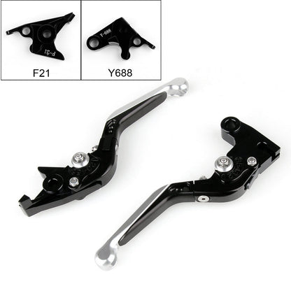 Leve freno frizione estendibili pieghevoli regolabili per Yamaha YZF R1 1999-2001 Generico