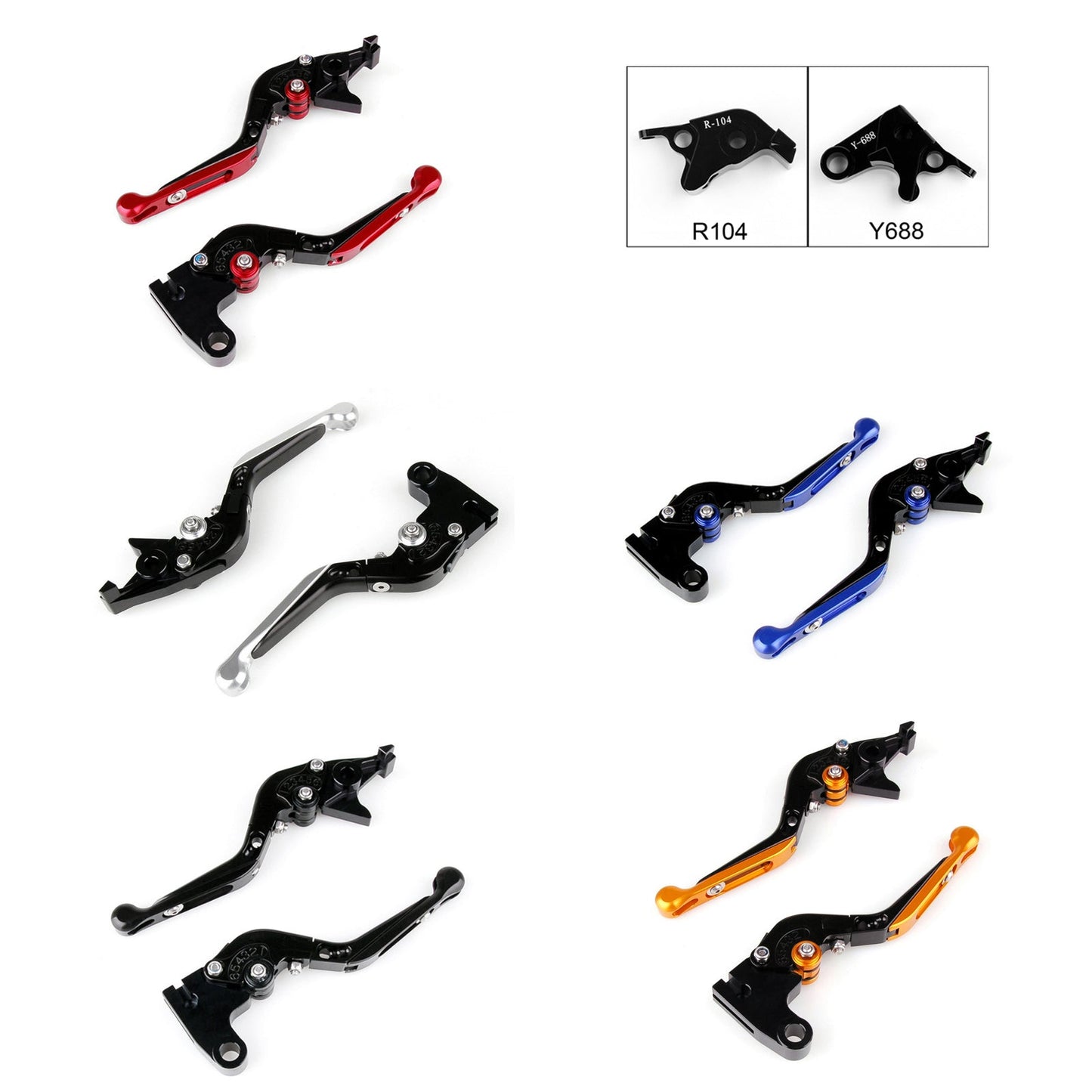 Adjustable Folding Extendable Brake Clutch Levers For Yamaha YZF R1 R6 R6S