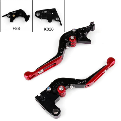 Leve freno frizione estensibili pieghevoli regolabili per Kawasaki ZX10R 6R Z1000 Generico