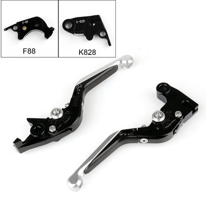 Leve freno frizione estensibili pieghevoli regolabili per Kawasaki ZX10R 6R Z1000 Generico