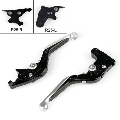 Leve freno frizione estensibili pieghevoli regolabili per Yamaha YZF R25 2014-2015 generiche
