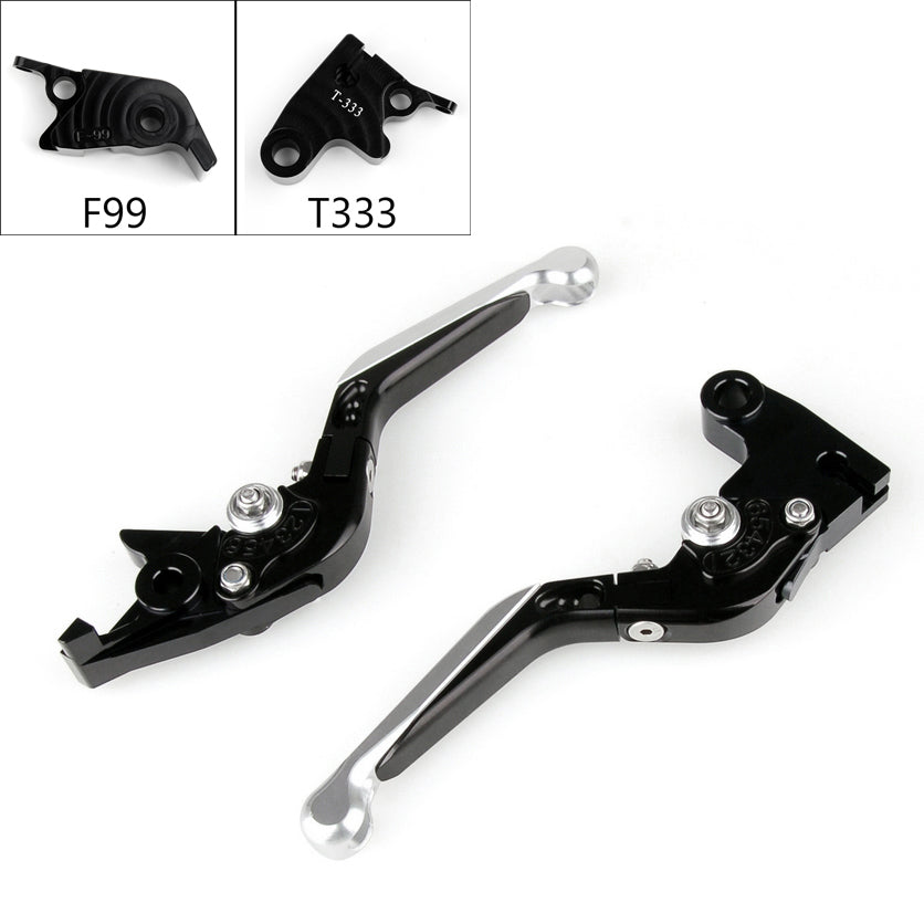 Leve freno frizione allungabili pieghevoli regolabili per Triumph DAYTONA 675 R Generico