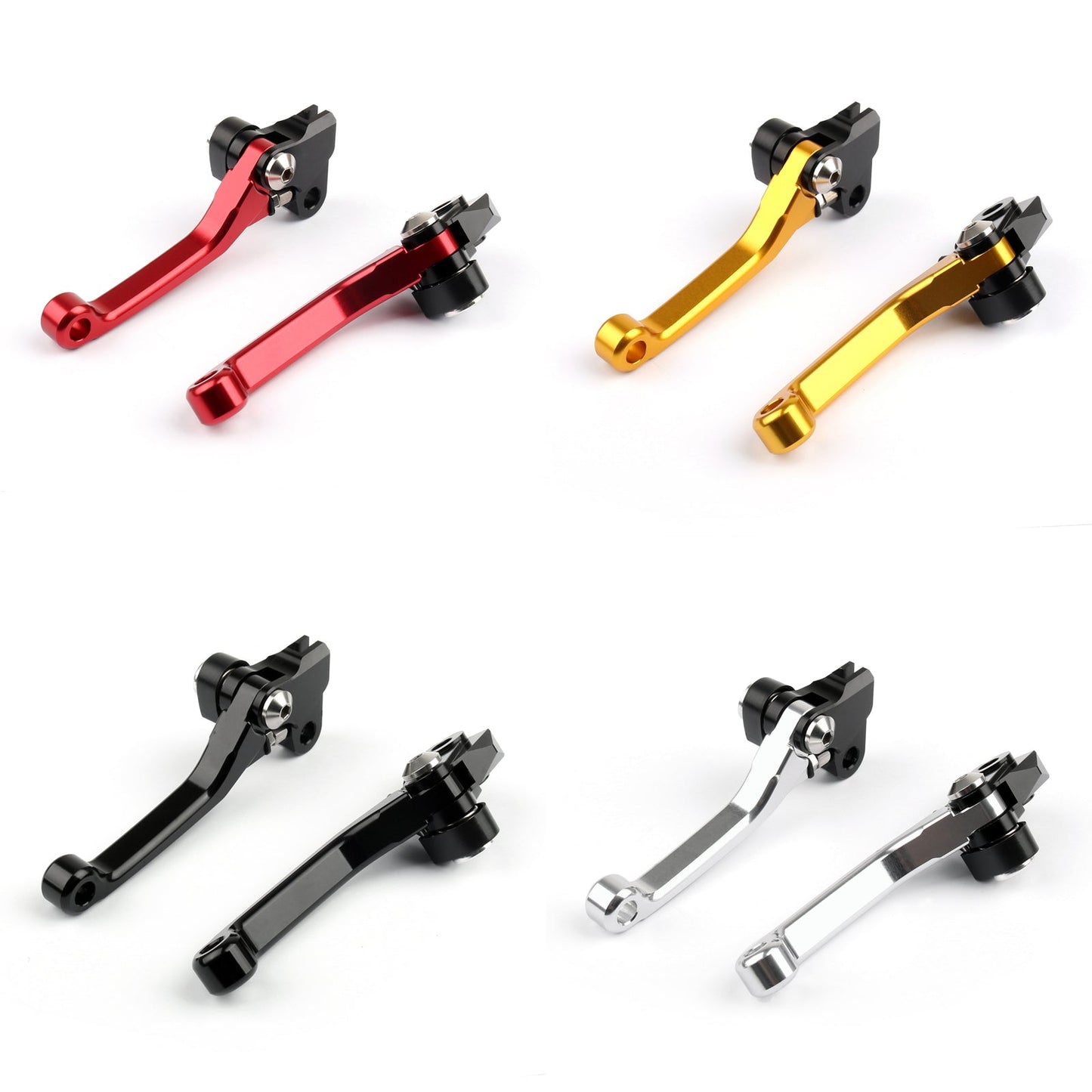 CNC Pivot Brake Clutch Levers For Honda CRF250R 2007-2014 CRF450R 2007-2014