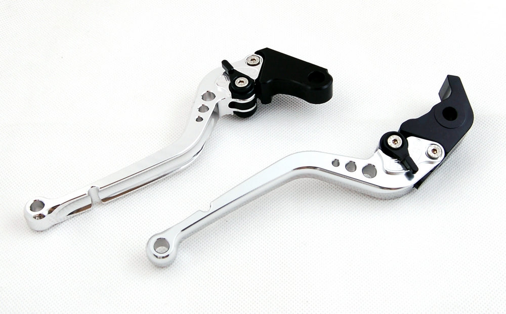 Leve freno frizione lunghe per Aprilia TUONO V4R 2011-2014 nere generiche