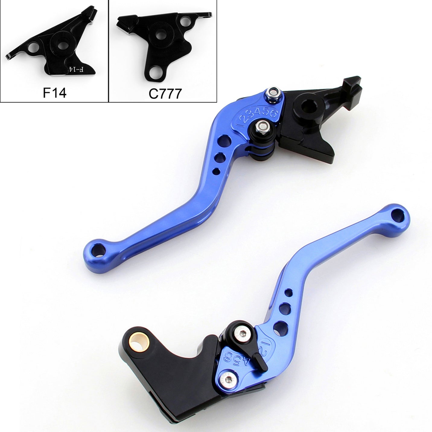 Short Brake Clutch Levers For Yamaha FJR 13 23 Buell 1125R 1125CR