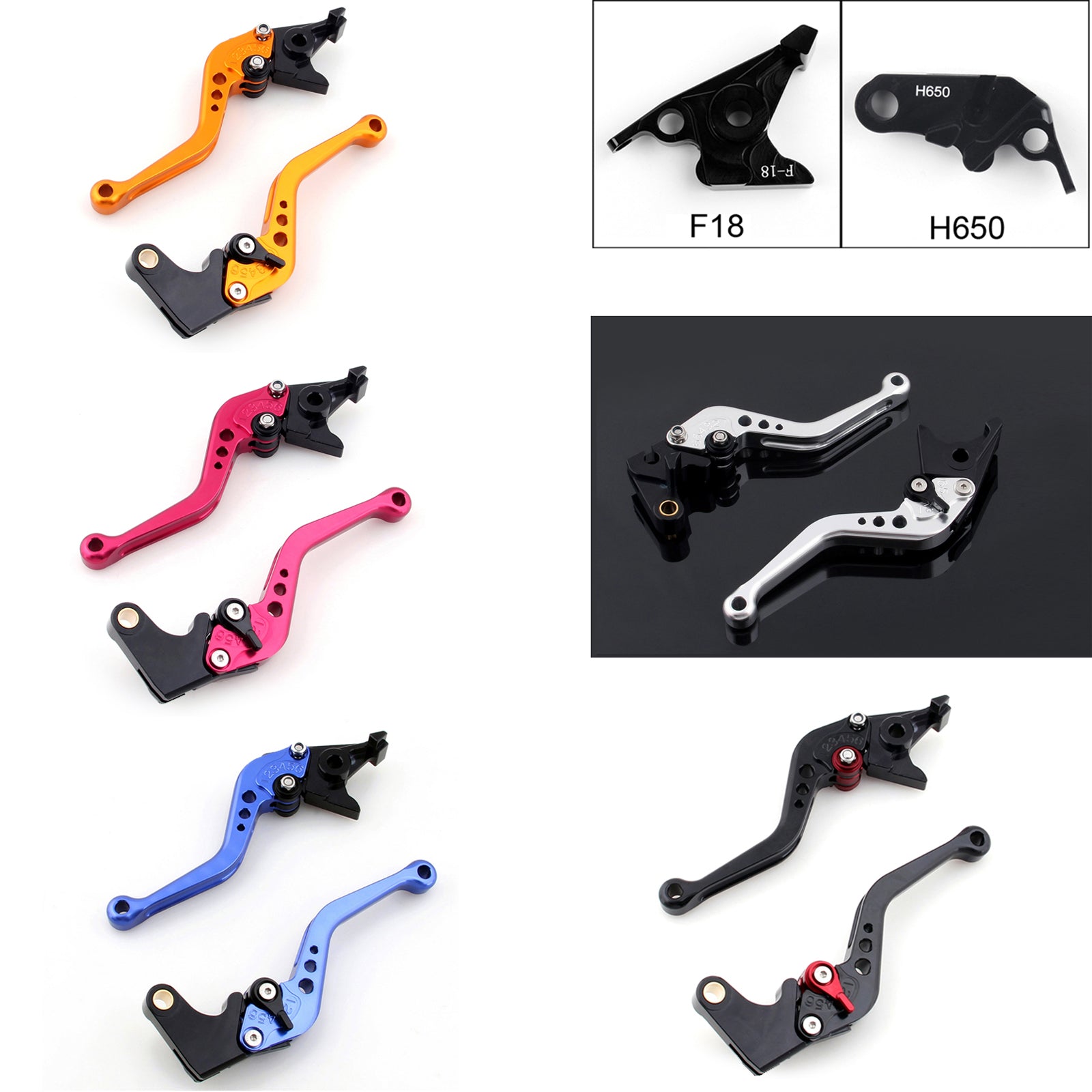 Short Brake Clutch Levers For Honda CBR65F/CB65F 214-215 (F-18/H-65)