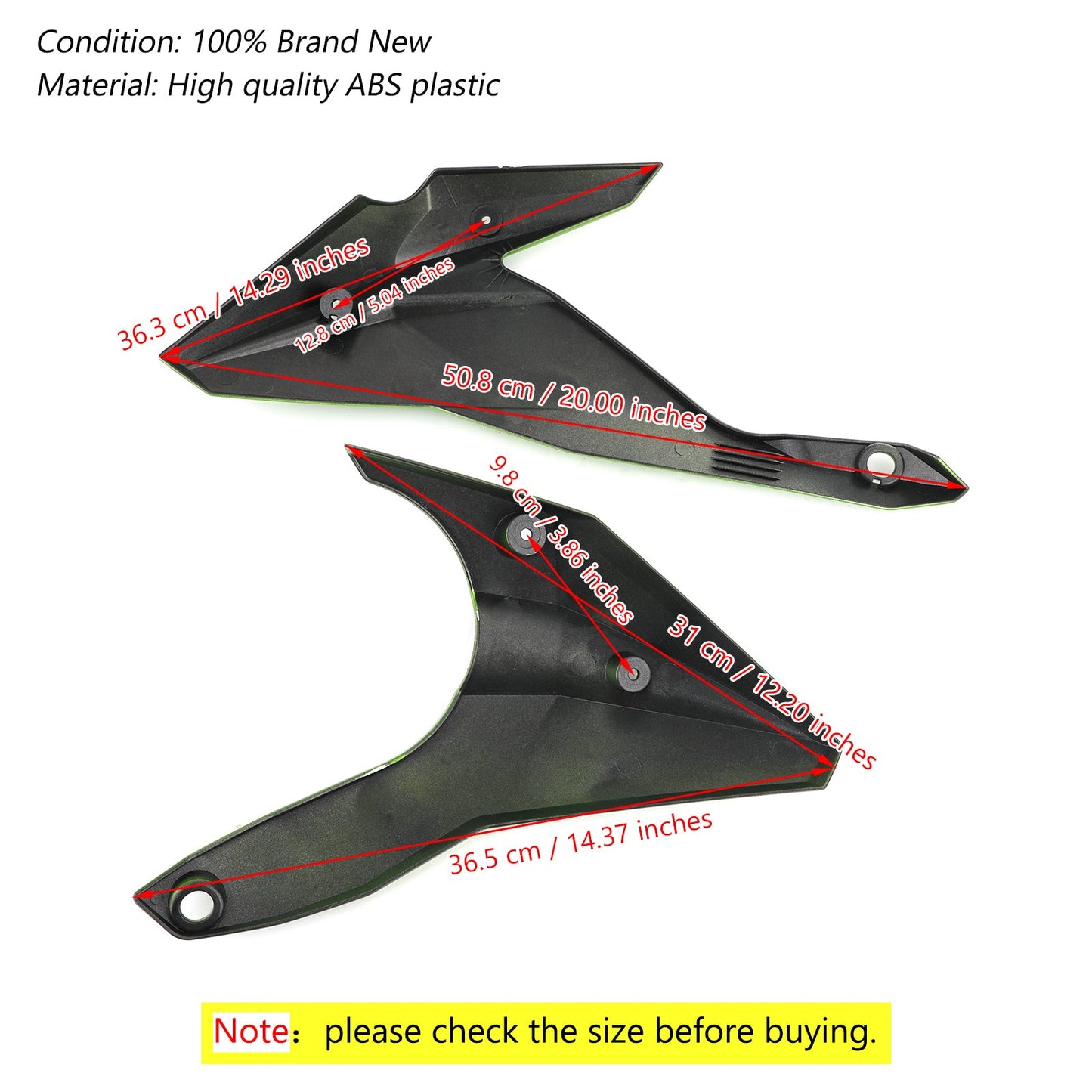 Carenatura coperchio carenatura inferiore pannello motore per Kawasaki Z400 2018-2023