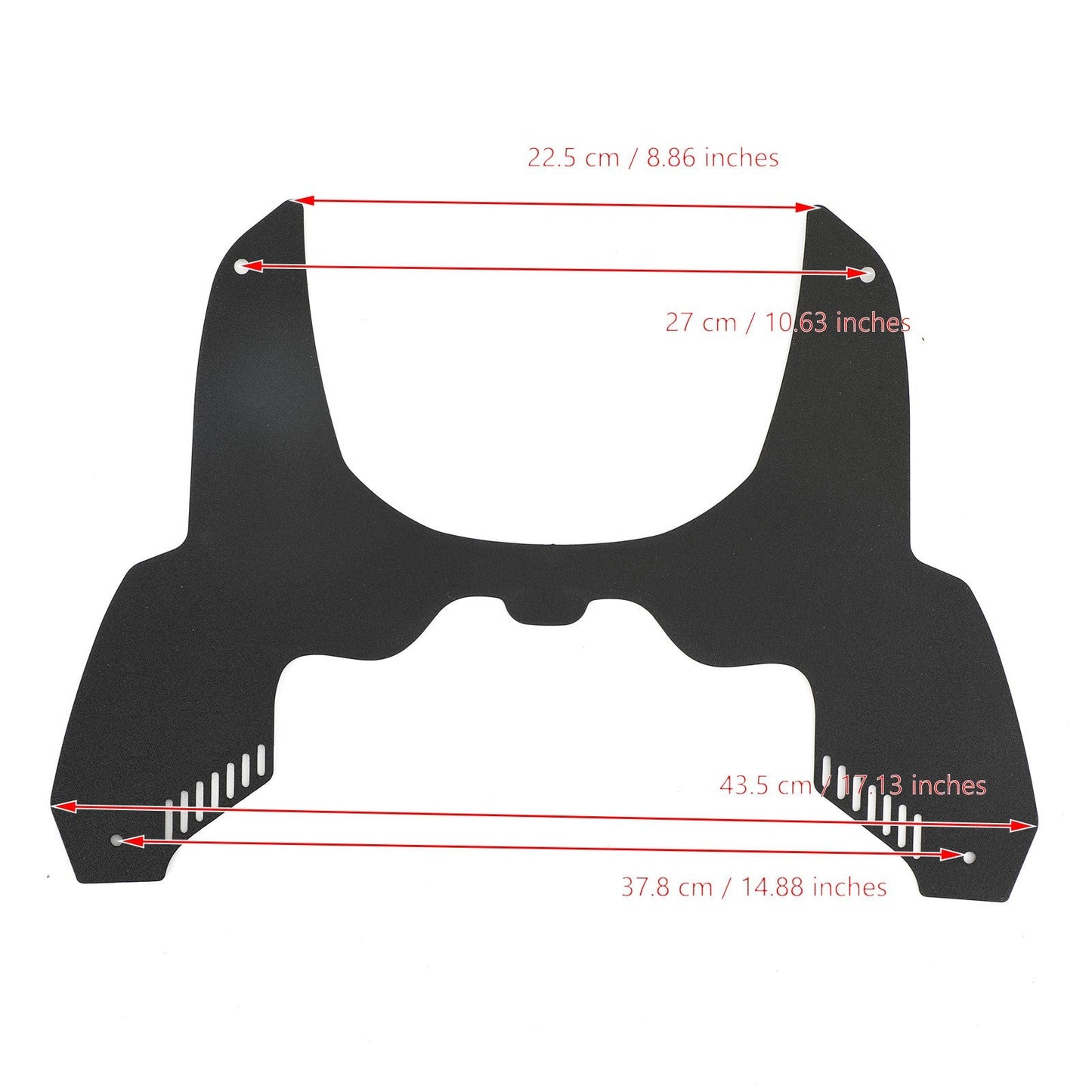 Deflettore Forkshield Updraft adatto per HONDA CRF 1100L Africa Twin adv. sport 2020 Generico