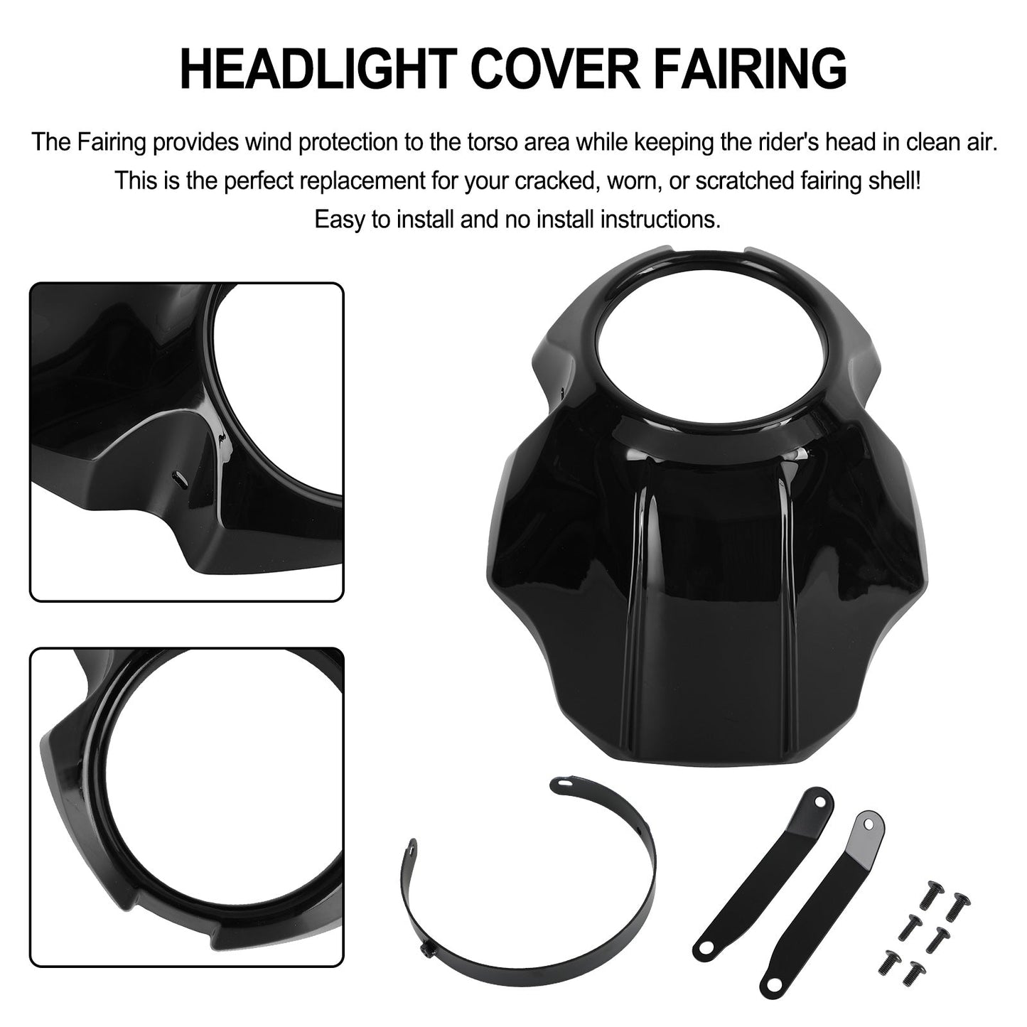 Parabrezza per parabrezza anteriore per Honda Rebel CMX 300 500 17-2021 generico