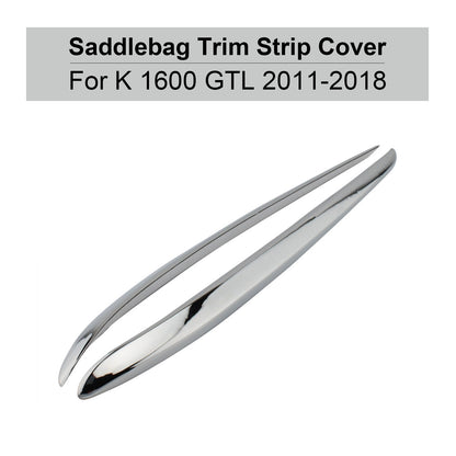 Chrome Side Panel Storage Box Placcatura Trim Strip per BMW K1600GTL 2011-2018 Generico