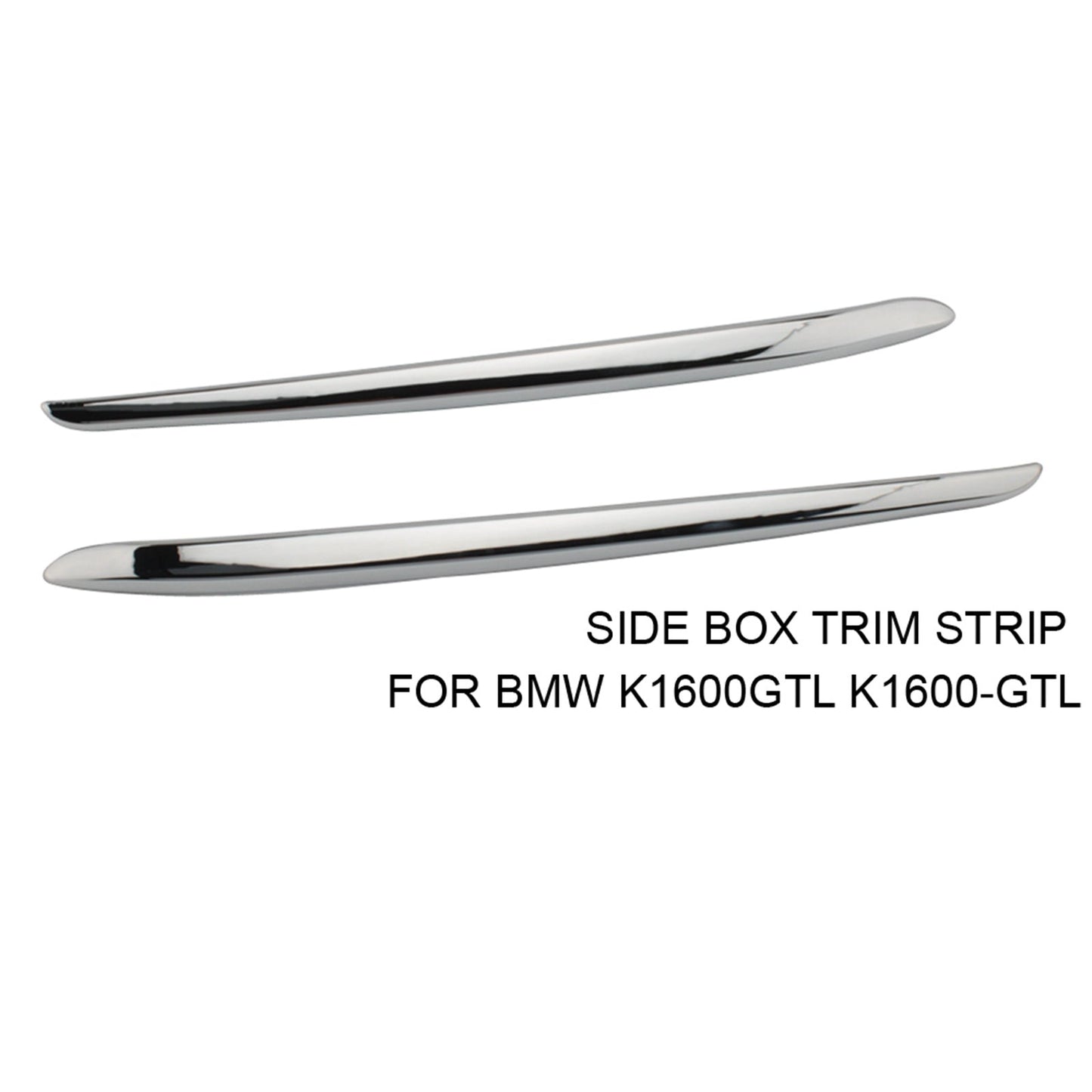 Chrome Side Panel Storage Box Placcatura Trim Strip per BMW K1600GTL 2011-2018 Generico