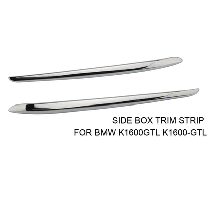 Chrome Side Panel Storage Box Placcatura Trim Strip per BMW K1600GTL 2011-2018 Generico