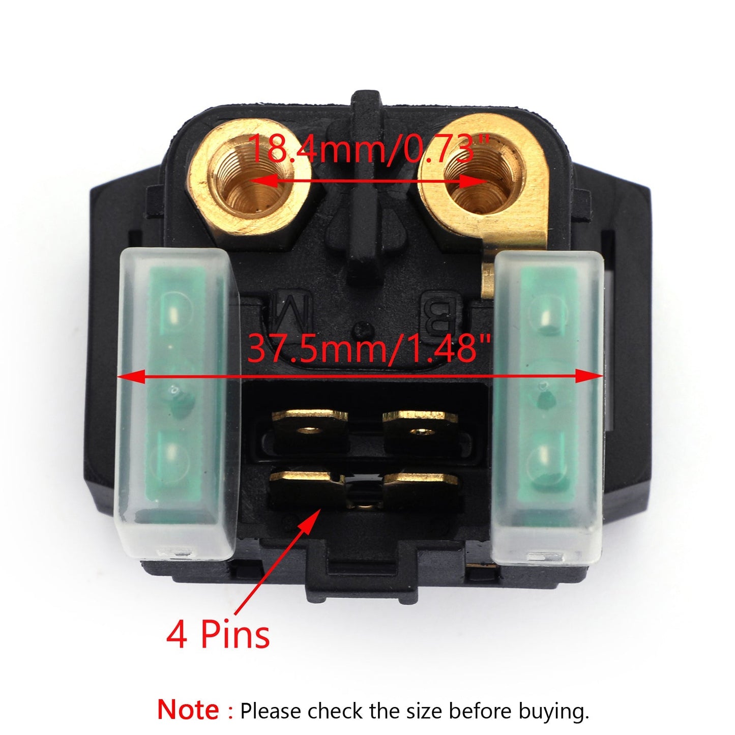 Relè solenoide di avviamento ADATTO A YAMAHA GRIZZLY 660 YFM660 2002-2008 ATV NUOVO 2006 Generico