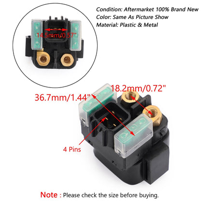 Relè di avviamento Solenoide Per YAMAHA RAPTOR 700 YFM700R 2006 07 08 2009 ATV SN35 Generico