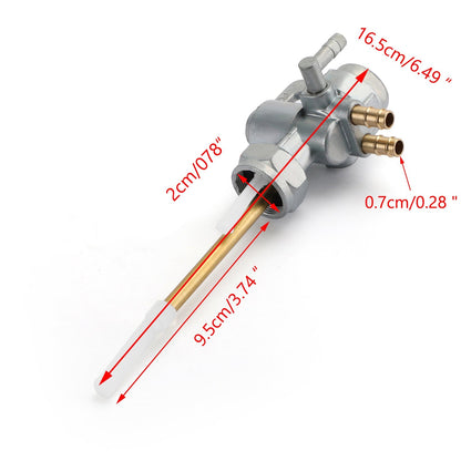 Gas Carburante Benzina Valvola Rubinetto 51023-040 Per Kawasaki H1 69-75 H2 72-75 KH500 76 Generico