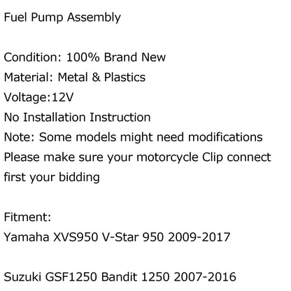 35 millimetri Pompa Del Carburante Adatto Per Suzuki KATANA 650 GSX650F GSX-650F 2008 GSXS1000 2006 Generico