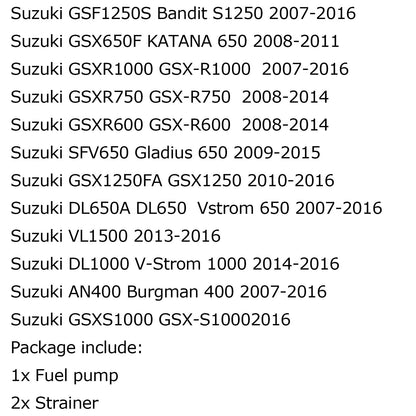 35 millimetri Pompa Del Carburante Adatto Per Suzuki KATANA 650 GSX650F GSX-650F 2008 GSXS1000 2006 Generico