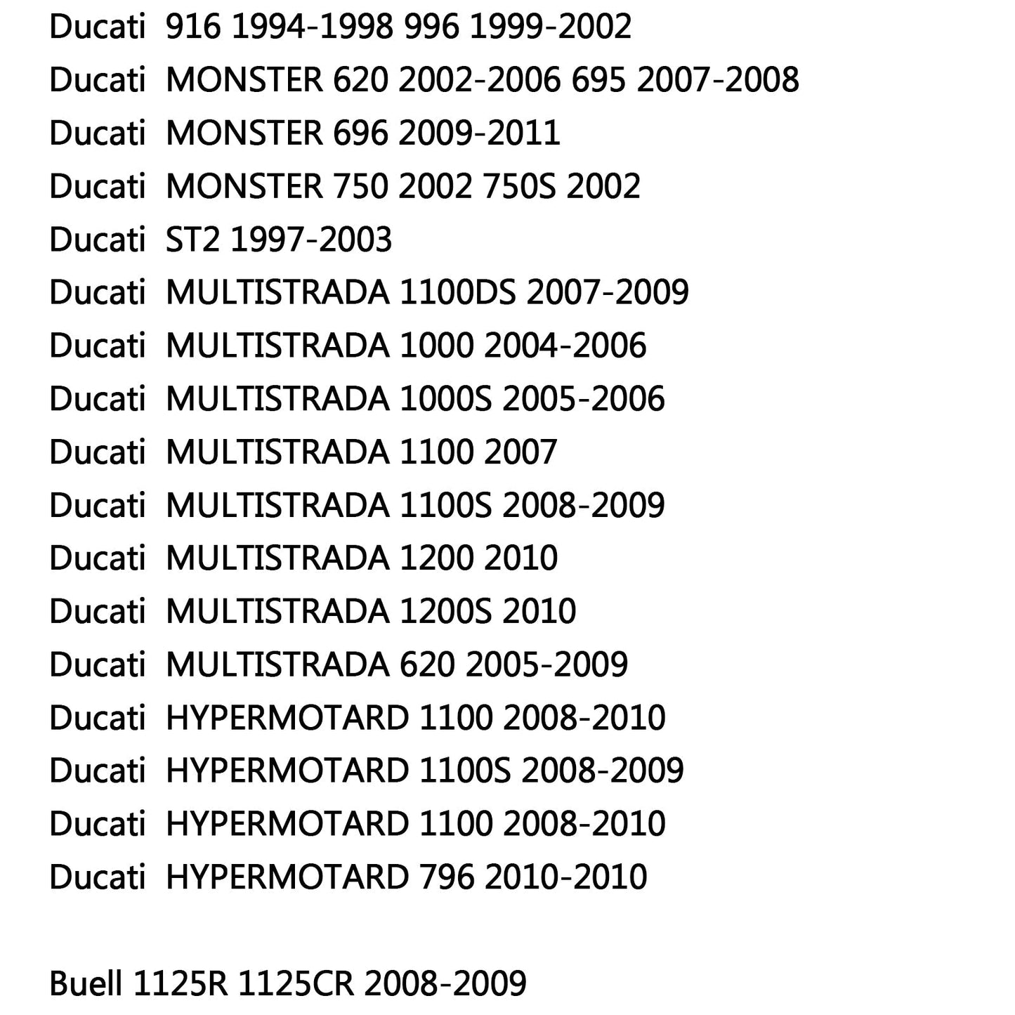 Intank Pompa Carburante Per Ducati 999 999S 748 SPS MONSTER 900 S2R S4R MULTISTRADA Generico