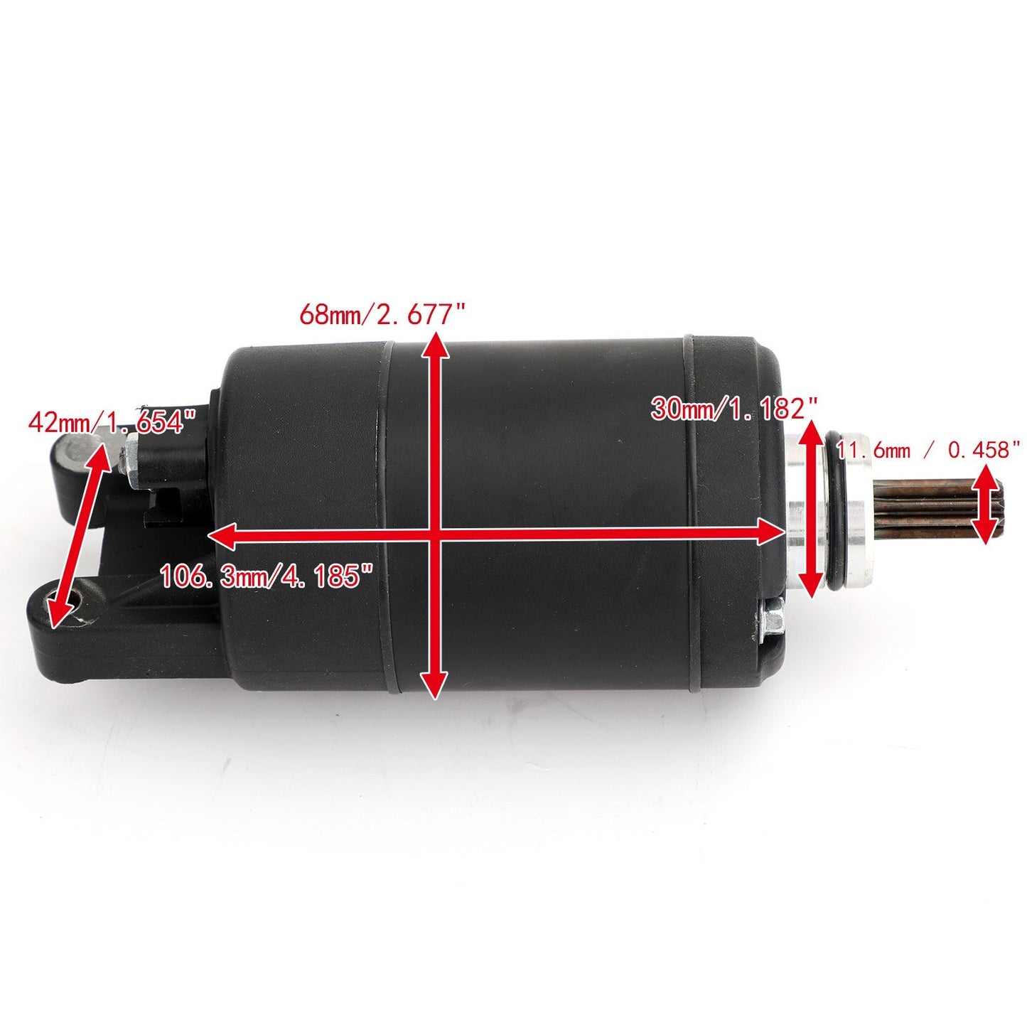 Nuovo motorino di avviamento a 9 scanalature per Honda VT1300 C Stateline Sabre Interstate Fury 10-17 generico
