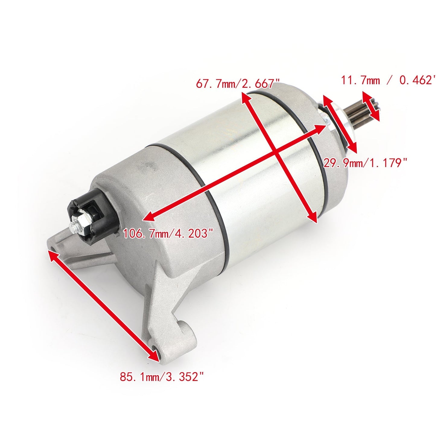 Nuovo motorino di avviamento a 9 scanalature per Yamaha XVS1300 XVS950 V-Star Stryker 10-17 5S7-81890-00 generico