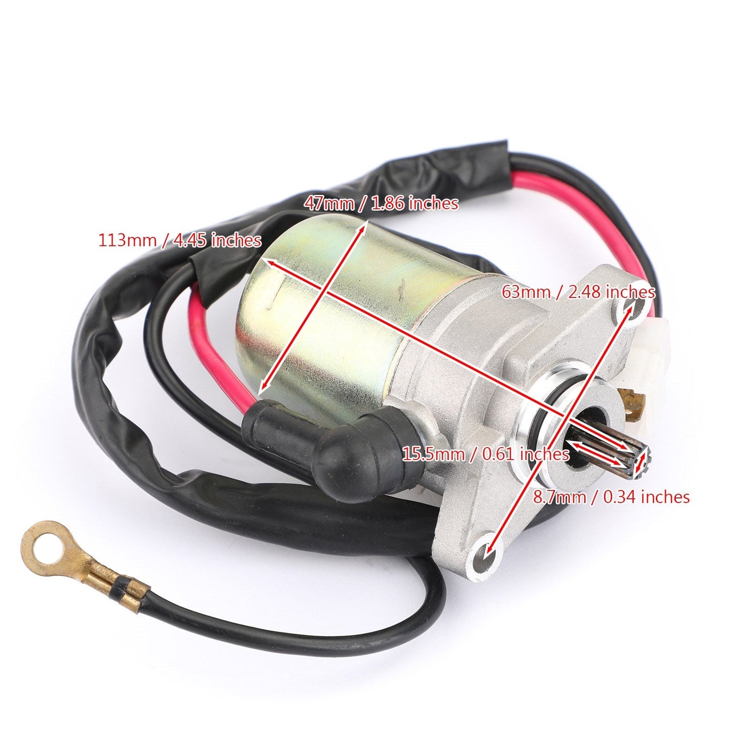Motorino di avviamento adatto per Bombardier DS50 DS90 Mini 2 tempi 02-06 A31200-116-000 generico