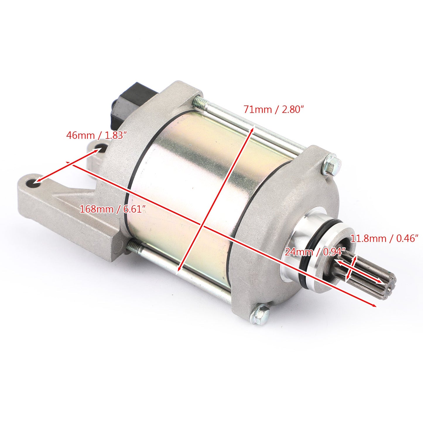 Motorino di avviamento adatto per Yamaha YS250 Fazer XTZ250 Lander XT250Z Tenere 2013-2017 Generico