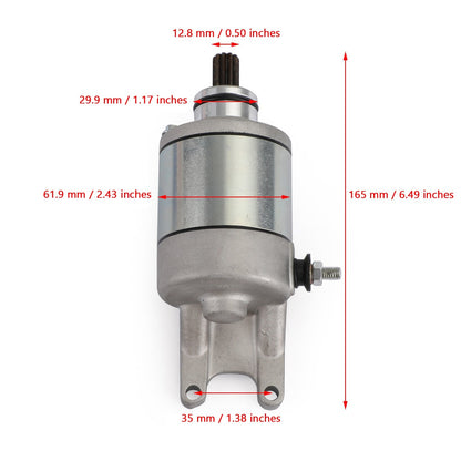 Motorino di avviamento adatto per Suzuki DR 250 SE 1995 DR 350 S/SE 1990 - 1999 generico