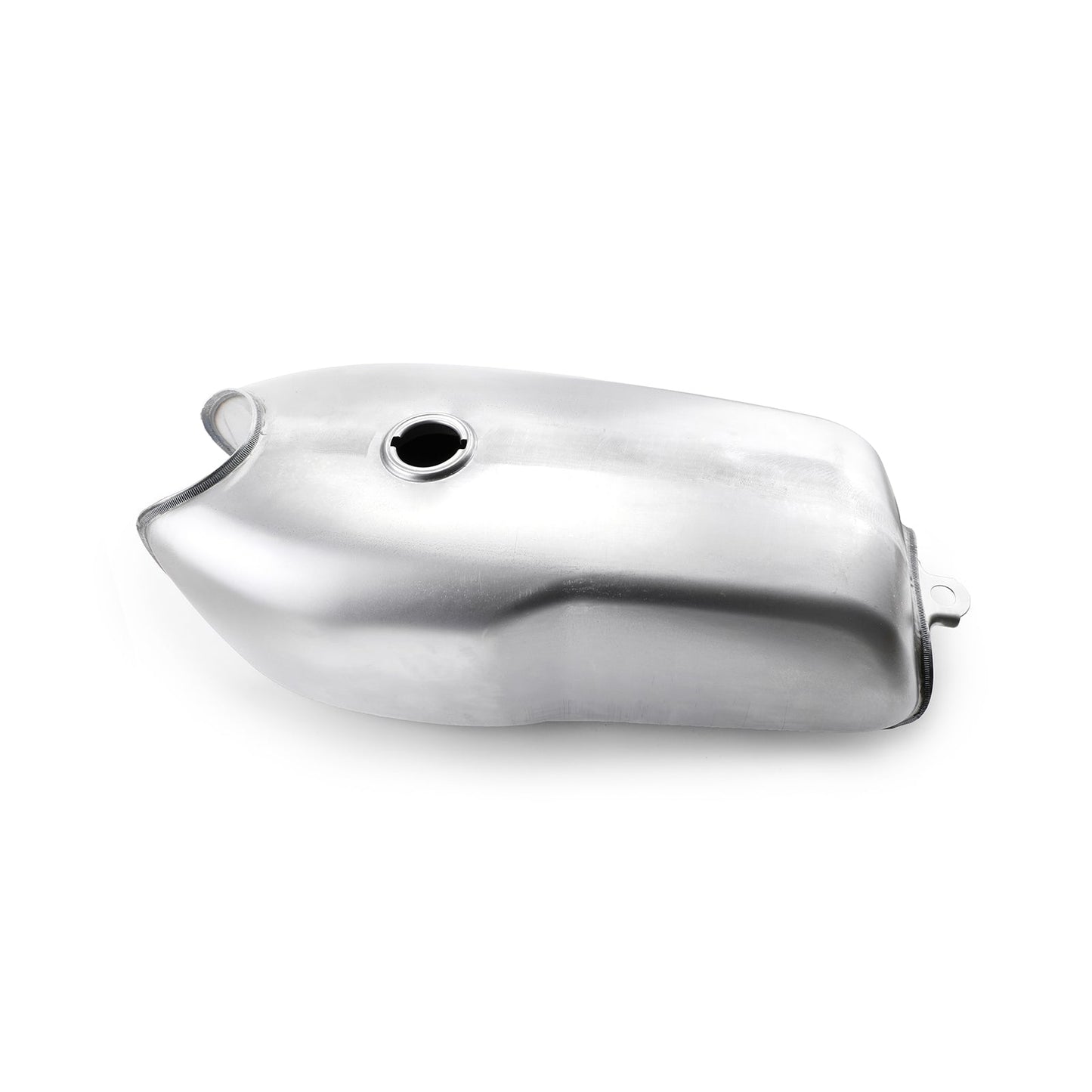 9L 2.4 Gallon Chrome Motorcycle Universal Gas Serbatoio carburante per Cafe Racer Custom Old School Honda Yamaha RD50 RD350 Suzuki BMW R100R Generico