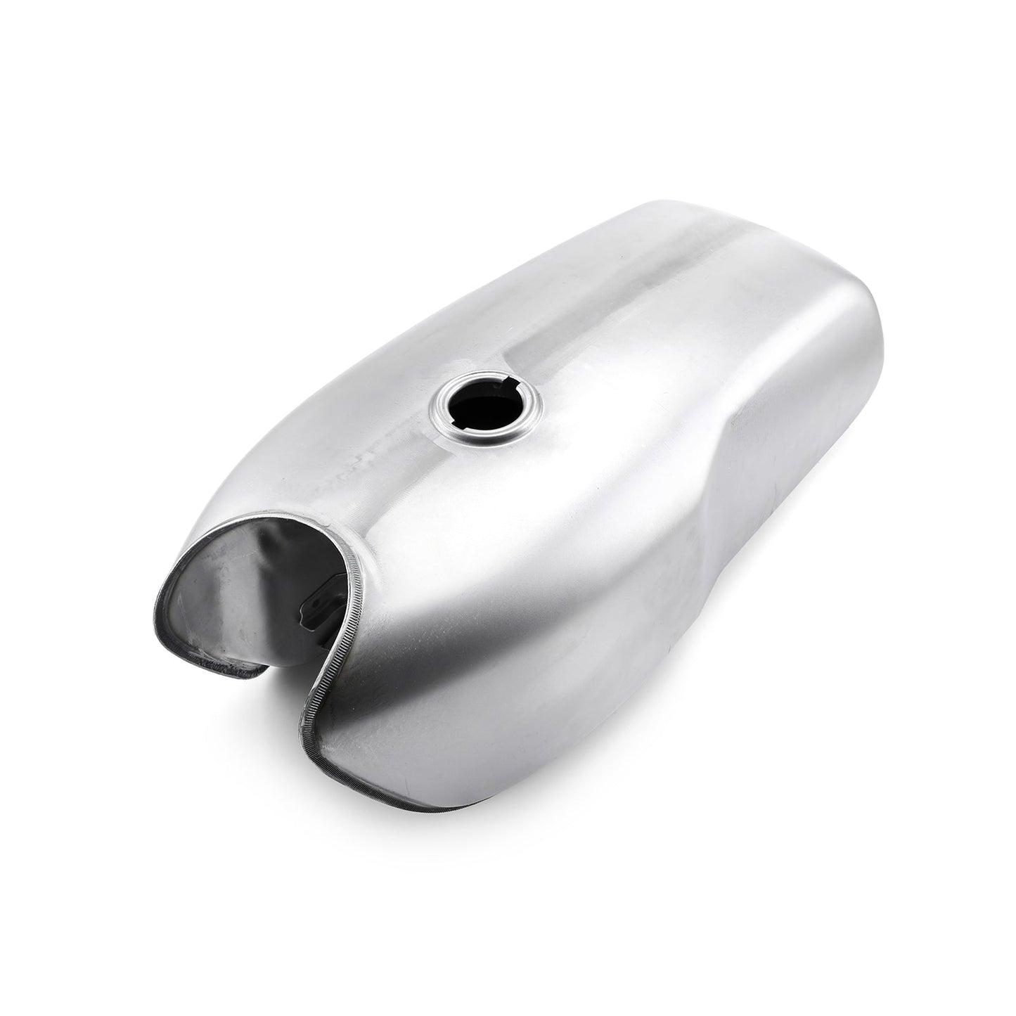 9L 2.4 Gallon Chrome Motorcycle Universal Gas Serbatoio carburante per Cafe Racer Custom Old School Honda Yamaha RD50 RD350 Suzuki BMW R100R Generico